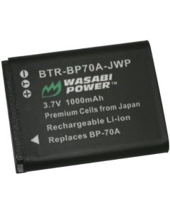 Wasabi Power Battery for Samsung BP70A, EA-BP70A