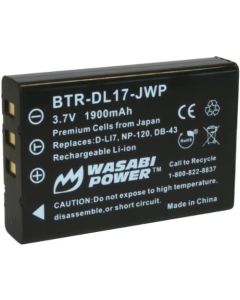 Wasabi Power Battery for Pentax D-L17 and Pentax Optio 450, 550, 555, 750, 750Z, MX, MX4