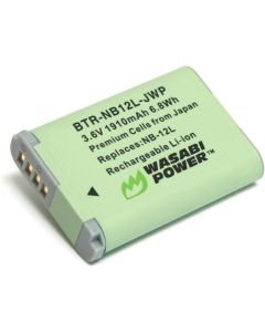 Wasabi Power Battery for Canon NB-12L and Canon PowerShot G1 X Mark II, N100, VIXIA Mini X
