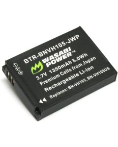 Wasabi Power Battery for JVC BN-VH105 and JVC GC-XA1, GC-XA2 ADIXXION Action Camera