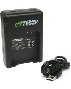 Wasabi Power Dual USB Battery Charger for Samsung EB-BC200 and Samsung Gear 360