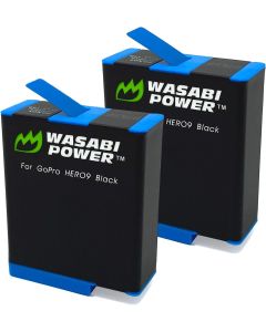 Wasabi Power Battery (2-Pack) Compatible with GoPro HERO10 Black & HERO9 Black
