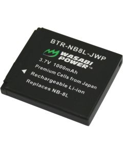 Wasabi Power Battery for Canon NB-8L and Canon PowerShot A2200, A3000 is, A3100 is, A3200 is, A3300 is