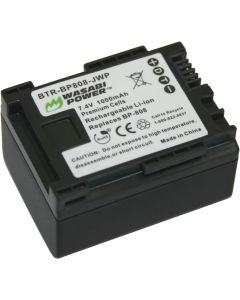 Wasabi Power Battery for Canon BP-808, BP-809 (1000mAh) and Canon FS21, FS22, FS31, FS40, FS200, FS300, FS400, VIXIA HF G10, HF G20, HF M30, HF M31, HF M32, HF M40, HF M41, HF M300, HF M400, and More