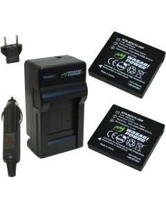 Wasabi Power Battery (2-Pack) and Charger for Leica BP-DC6, BP-DC6-E, BP-DC6-J, BP-DC6-U and Leica C-Lux 2, C-Lux 3