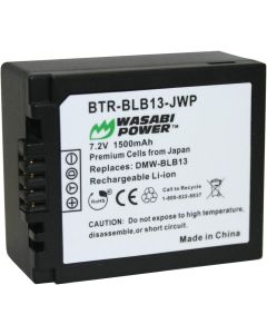 Wasabi Power Battery for Panasonic DMW-BLB13 and Lumix DMC-G1, DMC-G2, DMC-G10, DMC-GF1, DMC-GH1