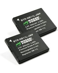 Wasabi Power Battery (2-Pack) for Canon NB-11L, NB-11LH