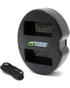 Wasabi Power Dual USB Battery Charger for Fujifilm NP-W126, BC-W126