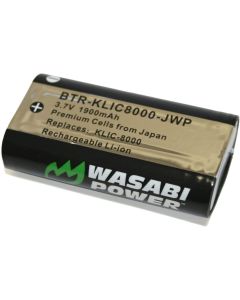 Wasabi Power Battery for Kodak KLIC-8000, KLIC8000 and Kodak EasyShare Z612, Z712, Z740, Z812 is, Z1012 is, Z1015 is, Z1085 is, Z8612 is, Zx1, ZxD