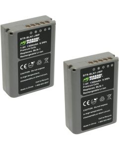 Wasabi Power Battery for Olympus BLN-1, BCN-1 (2-Pack)