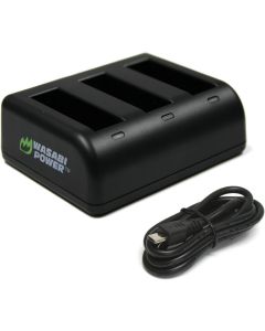 Wasabi Power Triple USB Battery Charger for DJI AB1 and DJI OSMO Action Camera