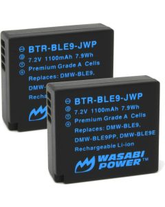 Wasabi Power Battery (2-Pack) for Leica BP-DC15 and Leica C-Lux, D-Lux (Type 109), D-Lux 7